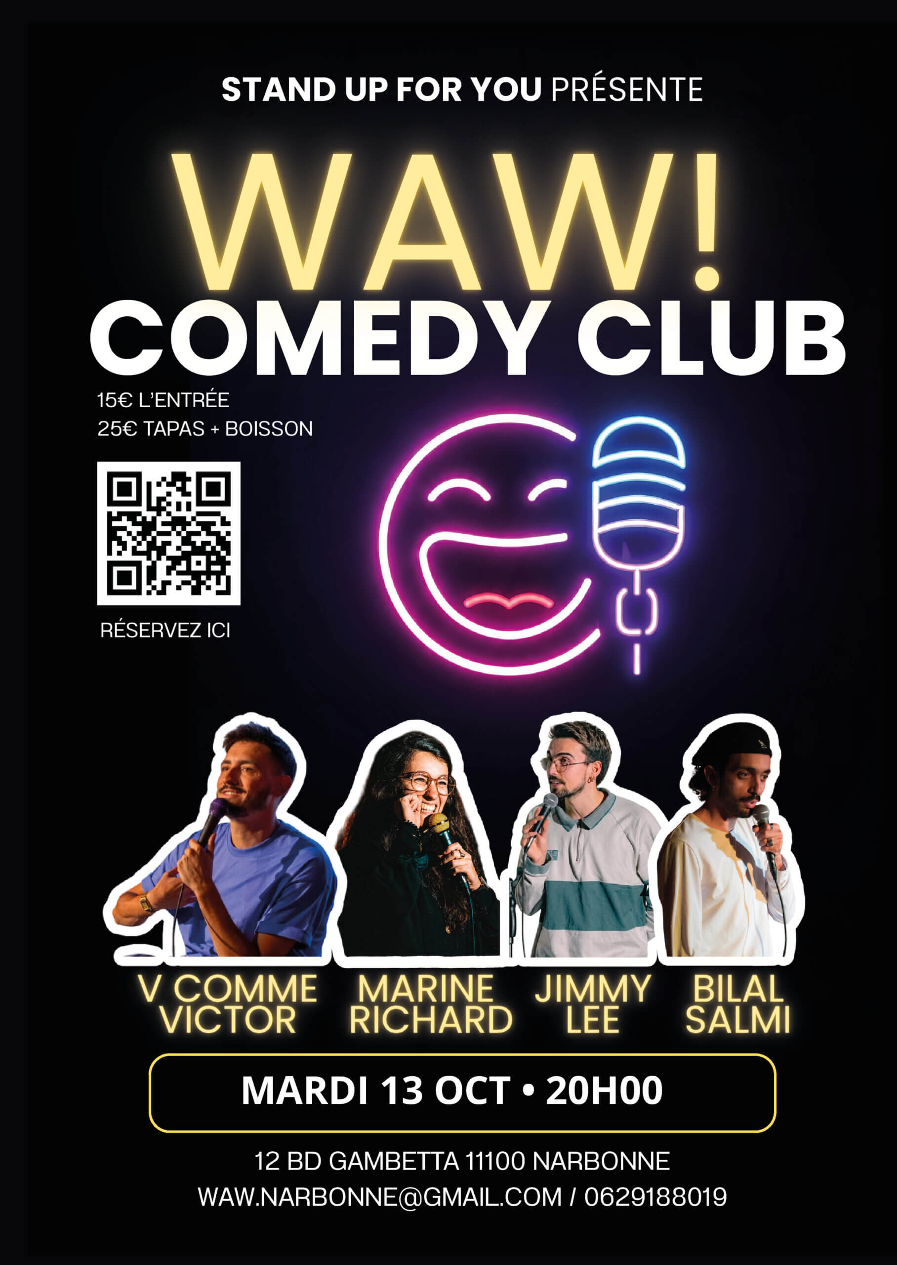 WAW Comedy Club Octobre 2026